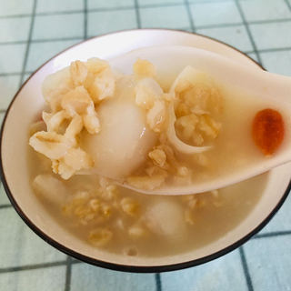 燕麦片百合粥