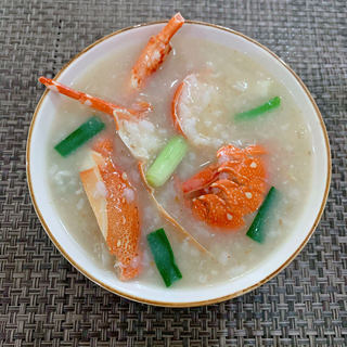 龙虾干贝粥