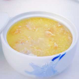 核桃花生小米粥