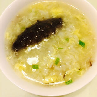 海参玉米蛋花粥