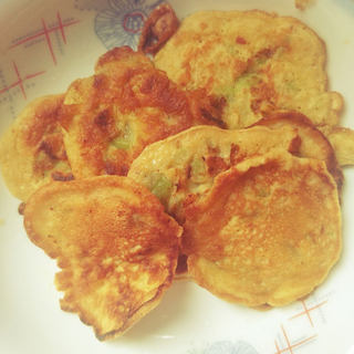 丝瓜鸡蛋饼