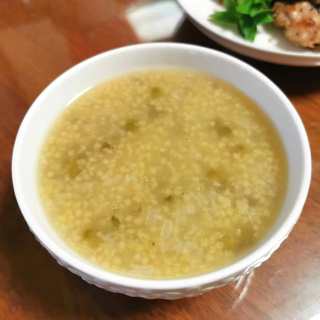绿豆双米粥