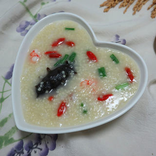 虾仁海参小米粥