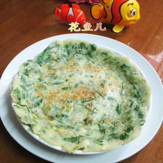 鸭蛋萝卜菜煎饼