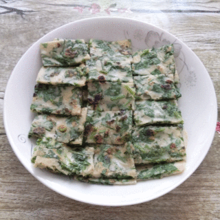 香菜鸡蛋饼
