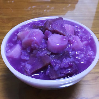 山药紫薯粥