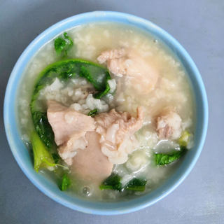 青菜排骨粥