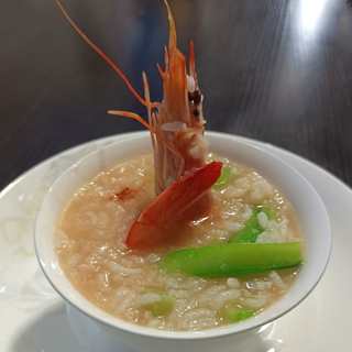 丝瓜鲜虾粥
