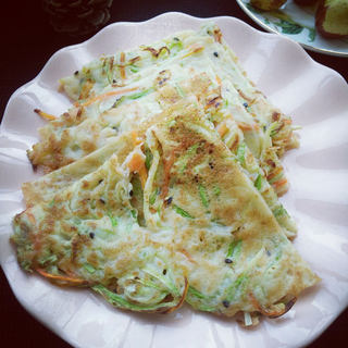 西葫芦胡萝卜鸡蛋饼