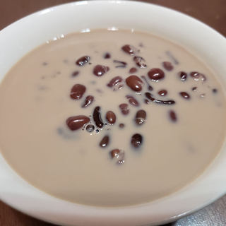 牛奶红豆粥