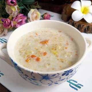 南瓜香蕉牛奶燕麦粥