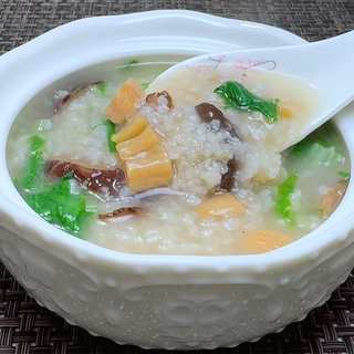 香菇青菜粥