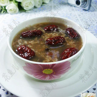 红枣红豆大米粥