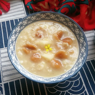山药桂圆燕麦粥