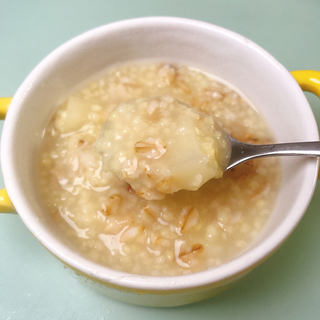 【苹果燕麦小米粥】8-12月龄宝宝辅食9、10、11