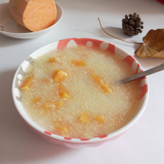 红薯玉米小碴子粥