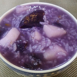 紫薯山药大米粥