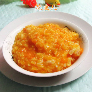 红南瓜大米粥