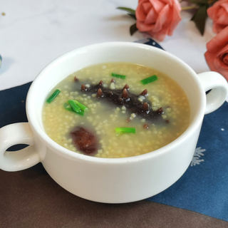 海参香菇小米粥