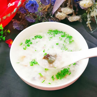 皮蛋香肠粥