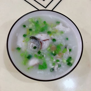 干贝生鱼片粥