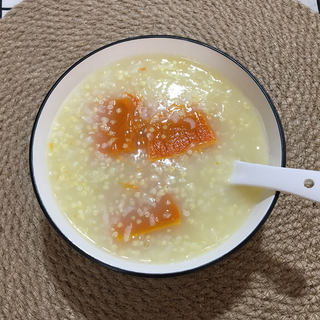 南瓜双米粥