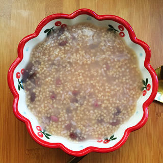 红豆双米粥