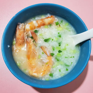 大虾香芹粥