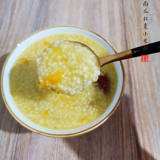南瓜红枣小米粥