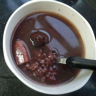 山药黑米麦仁粥
