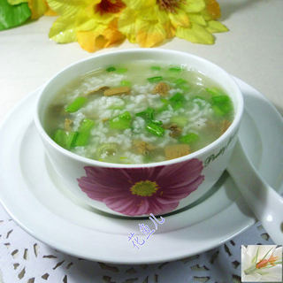 香芹鸭肝大米粥