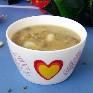 百合绿豆粥