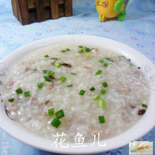 香菇肉末大米粥