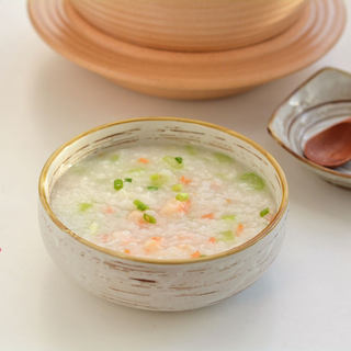 大虾蔬菜砂锅粥
