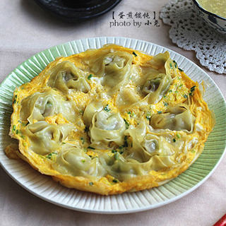 营养丰富的早餐----蛋煎馄饨