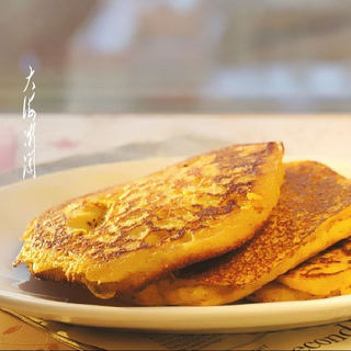肉松玉米面发面饼