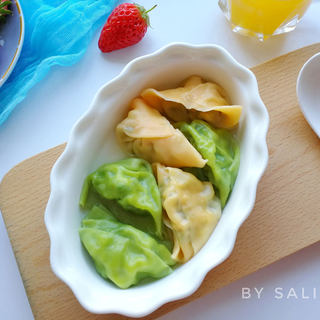 磷虾荠菜馄饨
