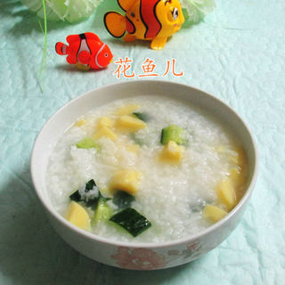 青瓜樱玉豆腐大米粥