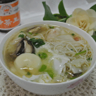 快手云吞面
