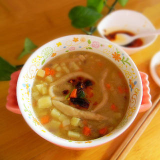 土豆莜面面鱼