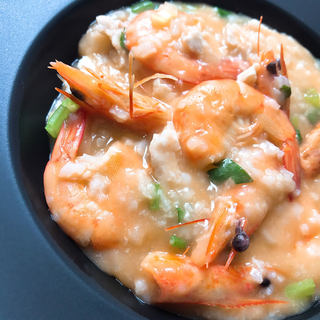 鲜虾瘦肉粥