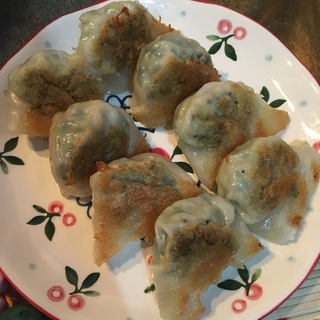 油煎荠菜馄饨