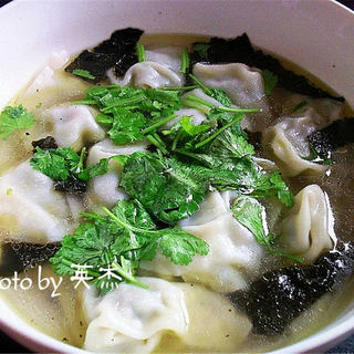 香菇鸡肉馄饨