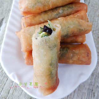 三鲜春卷