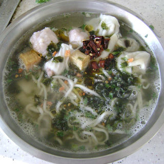 家庭版----海鲜馄饨面