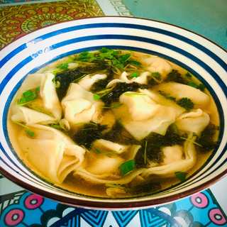 清汤鸡胸肉馅馄饨