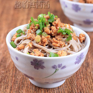 五谷杂粮怎么吃更营养？之一----葱香虾酱荞麦面