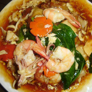 家常面食~滑溜鲜味沙河粉
