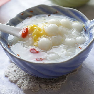 蛋花酒酿圆子
