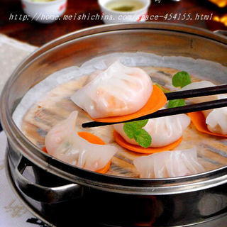 【水晶虾饺】--- 粤式经典茶点
